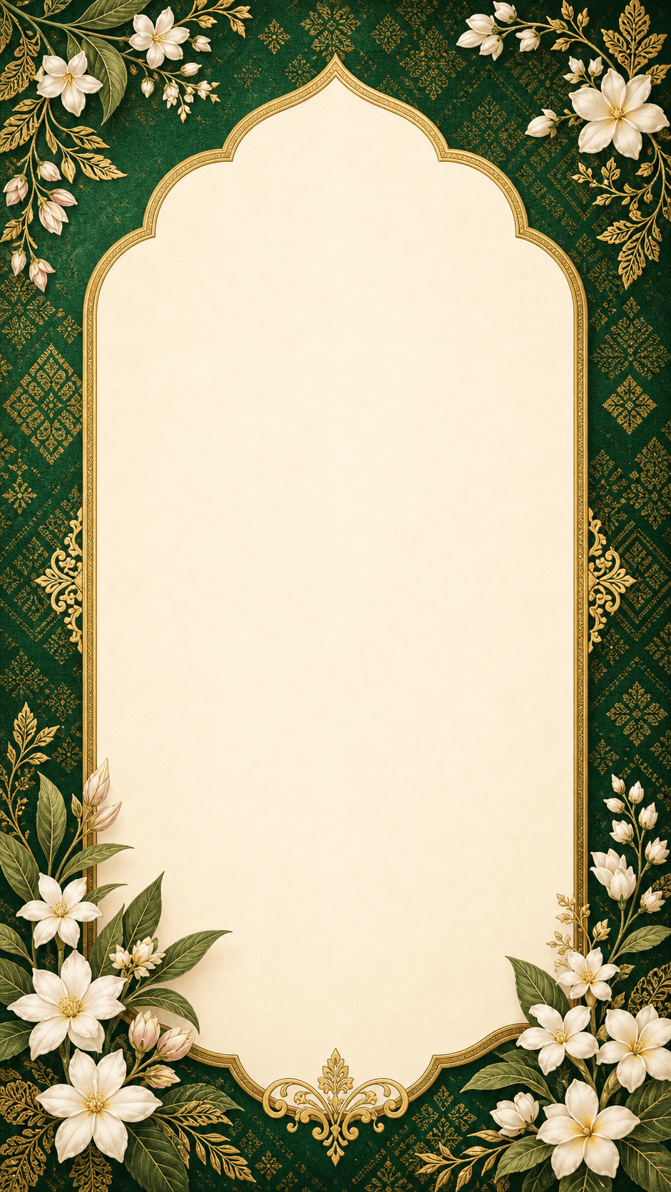 Classic Malay invitation design